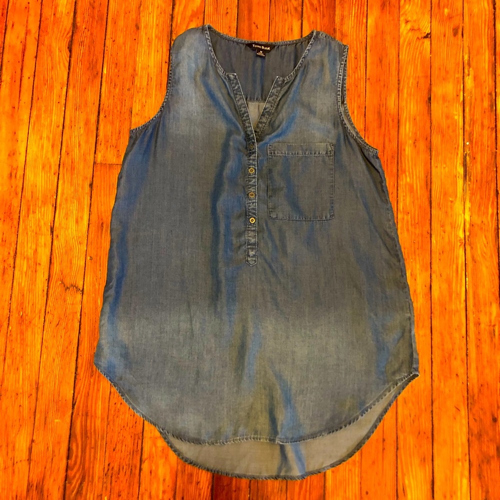 Ombré Denim Tunic
